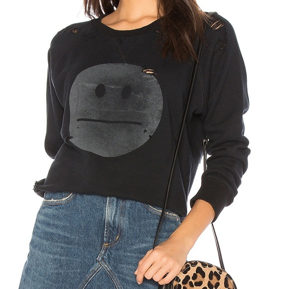 MOTHER Tops - Mother The Square Poker Face Sweatshirt